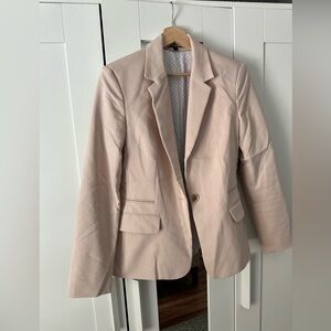 Express Women's Blazer in Soft Beige/Blush